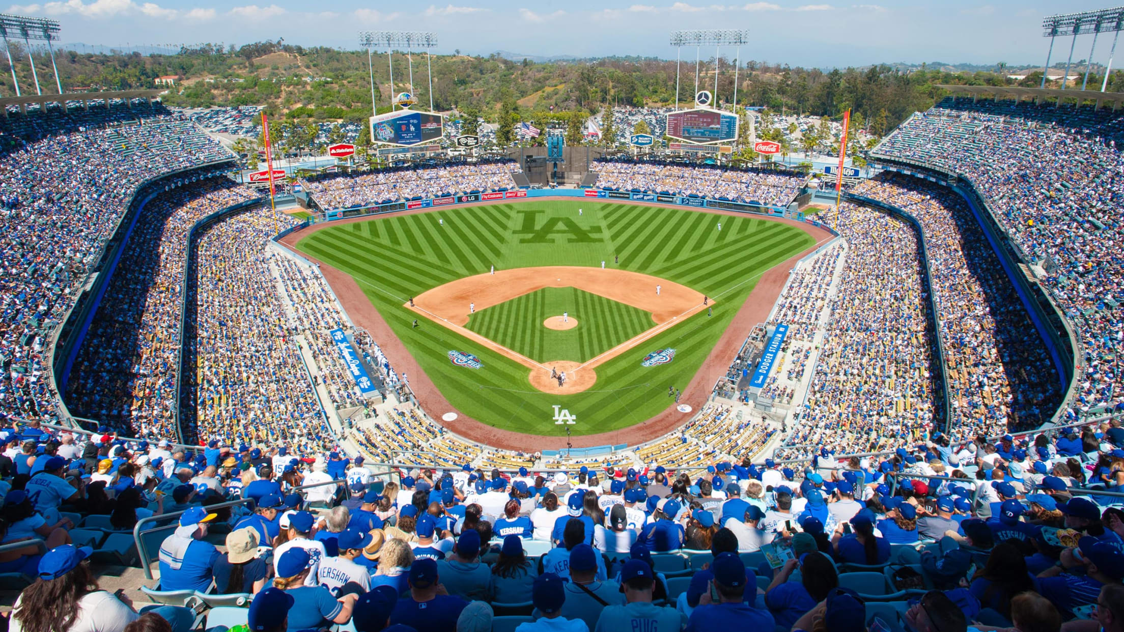 The Los Angeles Dodgers are an American professional baseball
