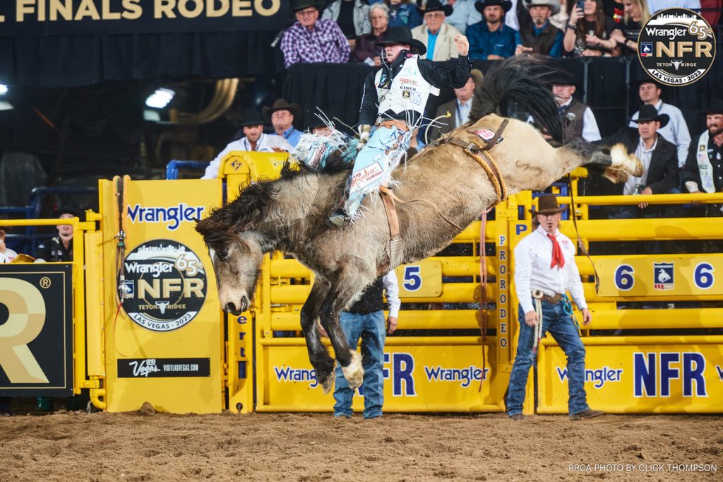 Hayes remains atop bareback leaderboard through……