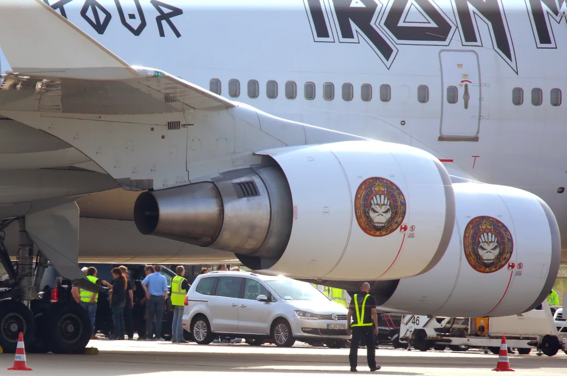 Iron Maiden’s plane has been cut into pieces and put up for sale