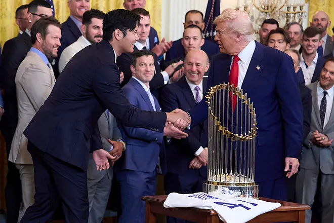 Donald Trump gives Shohei Ohtani star treatment during
