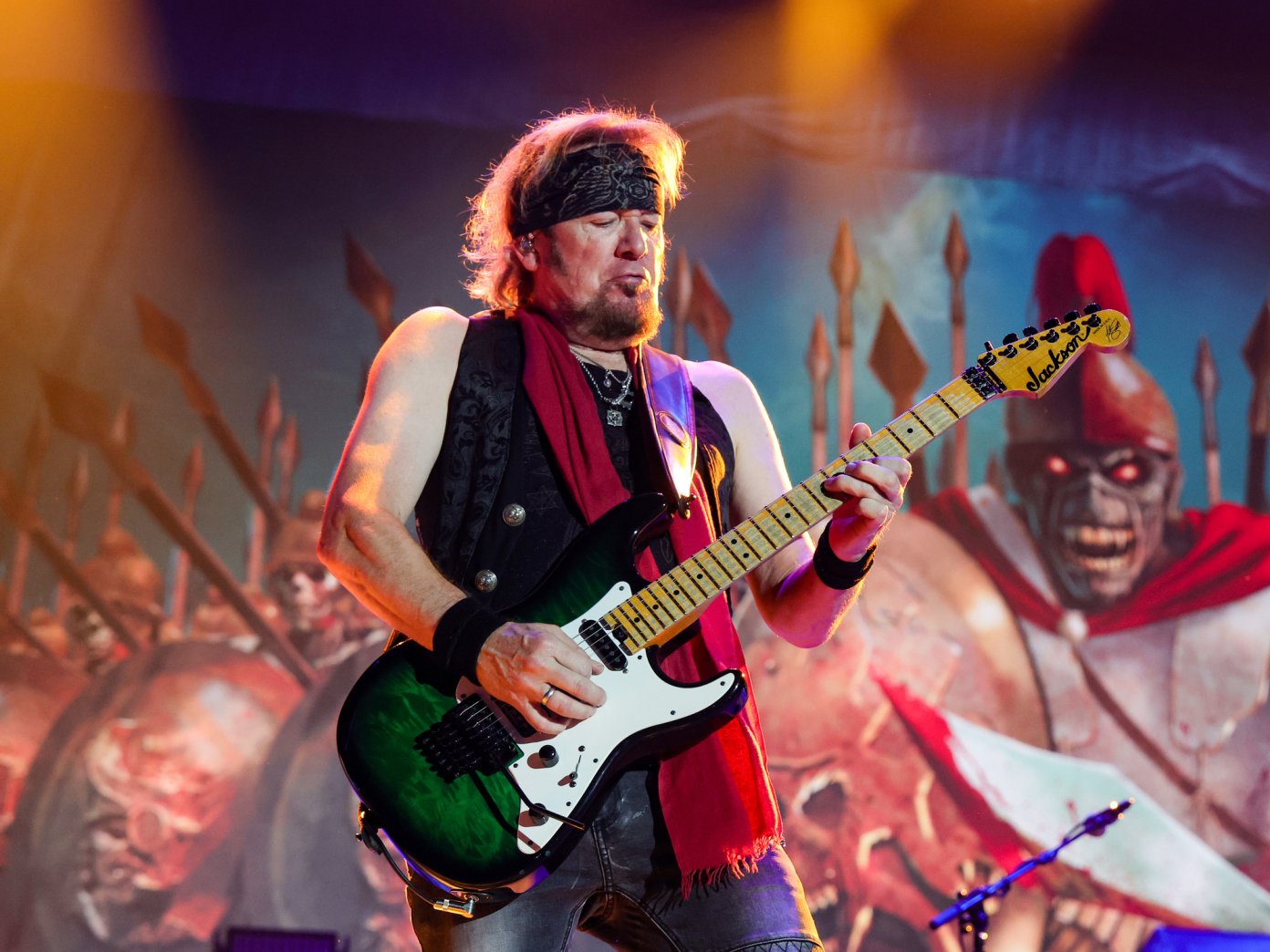 I’ve got to go on stage with him. I better get